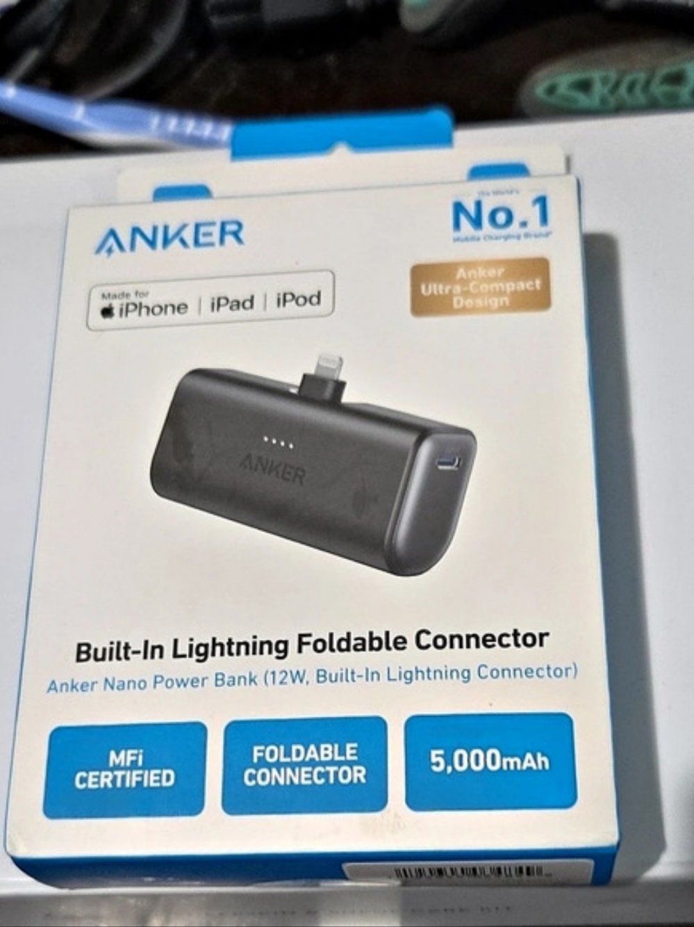 Anker A1645 5,000mAh Lightning Power Bank